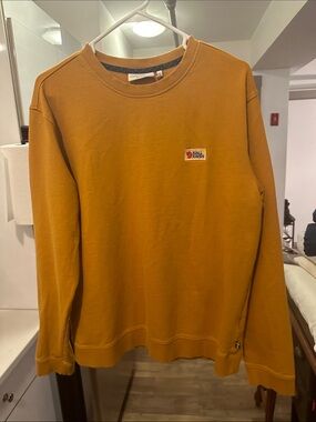 Fjallraven Mustard Yellow Crewneck Sweatshirt